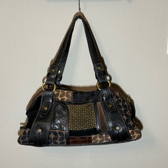 Fossil Vintage Patchwork Leather Satchel - Picture 3 of 15